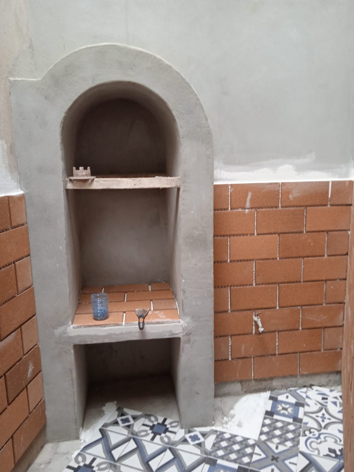 Construcción de barbacoa artesanal en exterior Gran Canaria